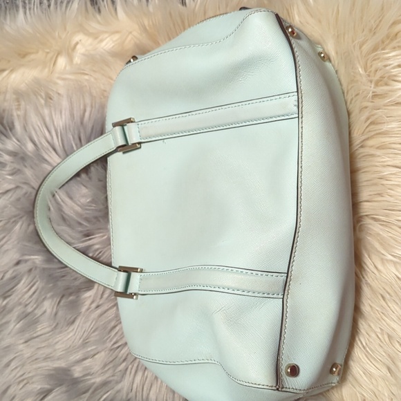 Kate Spade Newbury Lane Felix Blue Hydrangea Handbag Tote Satchel Purse MRP $259 - Picture 3 of 8